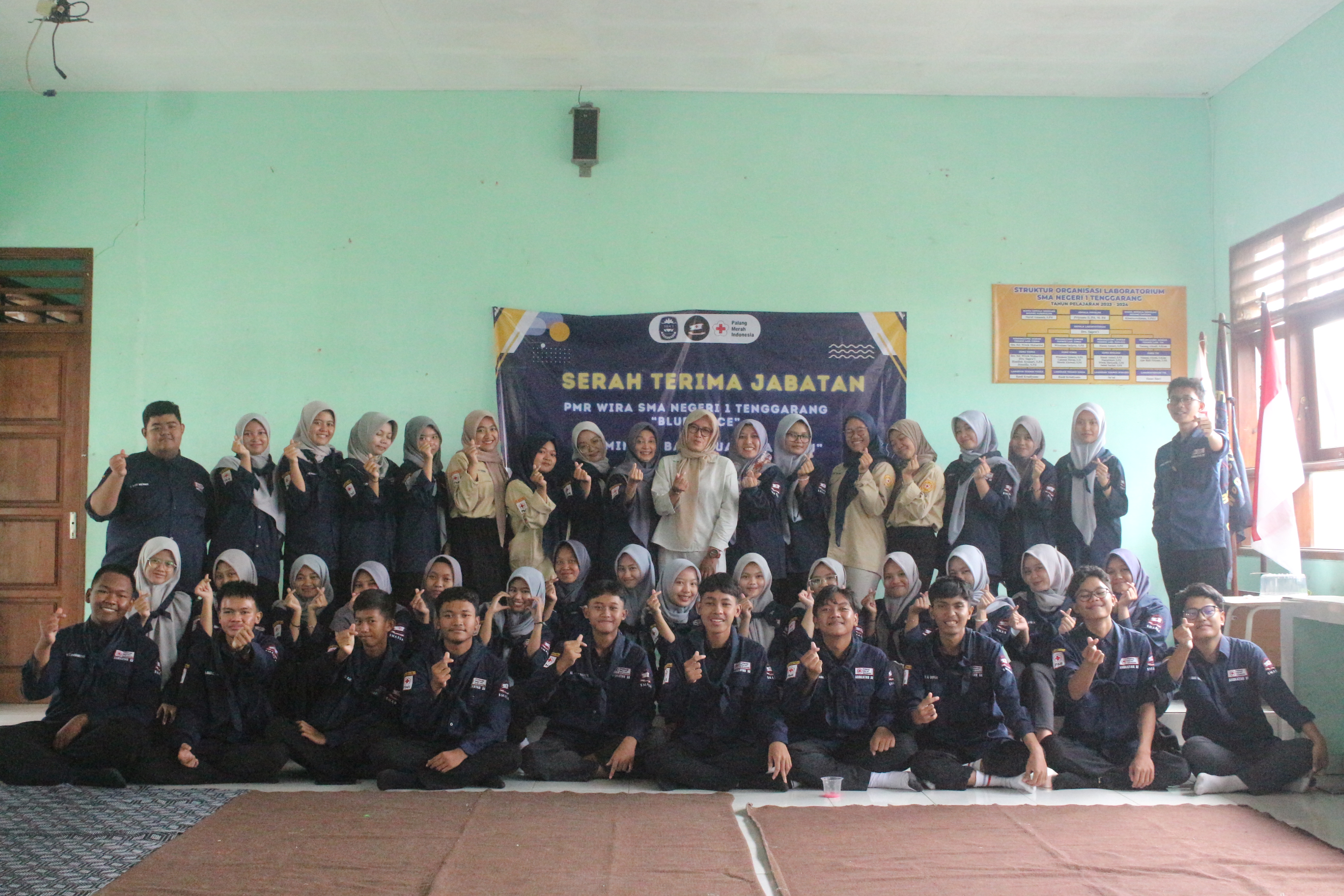 Serah Terima Pengurus PMR WIRA SMAN 1 Tenggarang, Siap Wujudkan Regenerasi yang Lebih Baik